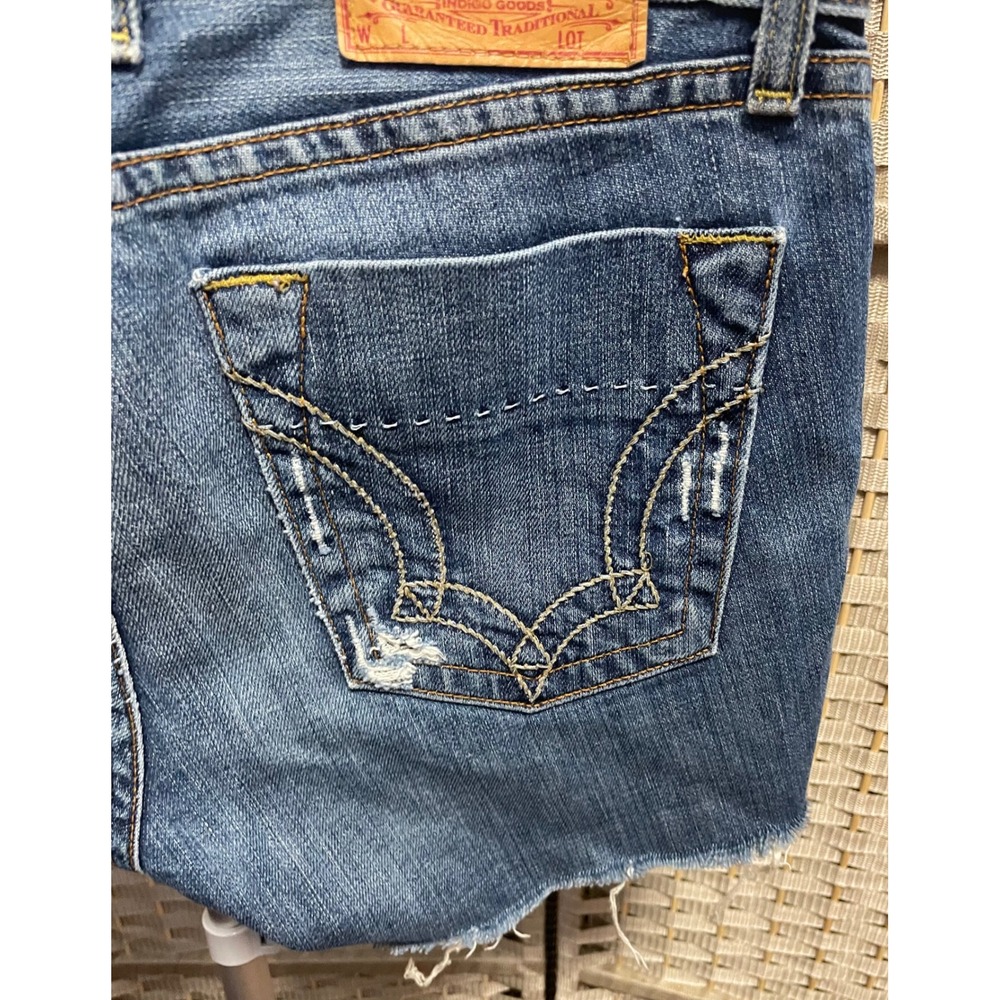 Lucky Brand Sweet Dream Denim Shorts Cut Off Frayed Hem Size 10/30 Made In USA - Picture 5 of 10